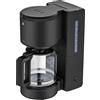 WMF Stelio Aroma, macchina da caffè con caraffa in vetro, caffè con filtro, 10 tazze, macchina da caffè in acciaio inox, tappo antigoccia, piastra riscaldante, spegnimento automatico, 1000 W, nero