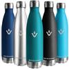 Vikaster Thermos, 1000ml Borraccia, Borraccia acciaio inox Mantiene Caldo per 12 Ore/Freddo 24 Ore, Borracce Senza Perdite, Borraccia Adatto Bambini, Adulto, Scuola, Outdoor