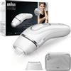 Braun Silk-expert Pro Silk expert Pro 3 PL3020, Epilatore A Luce Pulsata Donna, Per La Rimozione Permanente Dei Peli Visibili A Casa Tua, Bianco/Argento