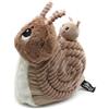 Les Déglingos - PTITPOTOS - Speedou la Lumaca Mamma Baby - Peluche morbido - ideale regalo nascita - beige - 22 cm
