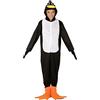 W WIDMANN MILANO Party Fashion - Costume da pinguino per bambini, tuta con cappuccio, Polo Sud, Antartide, carnevale