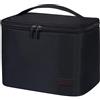Gloppie Borsa Termica Portatile Borsa Frigo Pranzo Ufficio Isolata in Impermeabile PEVA Borsetta Porta Pranzo Lunch Bag per Lavoro Viaggio, 7.5L Nero