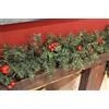 Toyland - Ghirlanda natalizia per caminetto e scale, 2 m, decorazione natalizia con bacche rosse e pigne, per albero di Natale