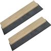 AERZETIX - Set di 2 - Spatola per fughe raschietto per piastrelle in gomma - 250mm - cazzuole per fughe - manico in legno - utensile per terracotta - C50038