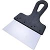 AERZETIX - C54961 - Spatola universale 150x200mm - per muratura pittura stucco gesso - raschietto/coltello per carta da parati - manico in plastica - lama in acciaio inossidabile