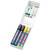Edding set marcatori per flipchart Evidenziazione Ombreggiatura - 4pz - 2x marcatore effetto flipchart + 2x marcatore per flipchart - Mix perfetto di marcatori per lavorare su tutti i tipi di carta