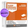 Hospitology The Original Sleep Defense System - Impermeabile / Bug / Antiacaro della polvere - Premium con cerniera materasso e protezione ipoallergenica - 150 cm x 22,9 cm - Queen - Basso profilo 22,9 cm