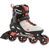 Rollerblade MACROBLADE 80 W pattini in linea, pattini in linea freestyle e urban da donna con chiusura con fibbia, grigio/corallo
