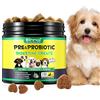 Vinimay Probiotici per Cani 120 Snack, Probiotico Digestivo Per Cani, Supportare la Salute Dell'intestino, Ghiandole anali e Sederino, Feci Allentate, Allergie Stagionali, Prurito Cutaneo