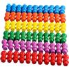 JISADER 66 Pezzi Dama, Pedine Multicolori, Pezzi di Dama Cinese in Legno per da Tavolo, Giochi da Tavolo, Arti e Mestieri