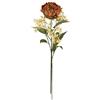 Flair Flower Fiori artificiali, set da 2 pezzi, 70 cm, fiore di seta, fiori finti, fiori singoli, come veri, per vaso, ramo autunnale, fiori autunnali, decorazione autunnale, fiori decorativi, colore arancione