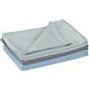 Relaxdays Set 6 Panni in Microfibra per Pulire Vetri di Casa o Auto, 40x60, Pezze Pulizia Cucina, Spugna Bagno, Colori