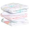 aden + anais Essentials, quadrati in mussola di cotone al 100%, panni multiuso per bambini e bambine, 60 x 60 cm, set ideale per neonati e bambini, regalo perfetto per la doccia, confezione da 5,