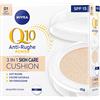 Nivea q10 plus anti-rughe 3 in 1 skin care cushion light - medium 15 ml