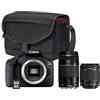 Canon Appareil Photo Reflex Canon EOS 2000D + Objectif EF S 18 55 mm f 3.5 5.6 IS II + Objectif EF 75 300 mm f 4 5.6 III + Sac SB130