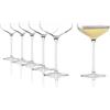 Stölzle Lausitz Calici da Champagne SWING Set di 6, 300ml - Eleganti Bicchieri da Champagne Ideali anche per Vino Spumante & Cocktail - Calici in Cristallo di Alta Qualità - Lavabili in Lavastoviglie