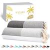 SOLTAKO Telo Mare - Fouta XXL - Asciugamano da spiaggia anti-sabbia - Telo da bagno per Hammam, Sauna, Yoga, Picnic - Fouta Beach 100x200 cm - Lenzuolo 2 Persone