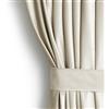 AmeliaHome Set tenda 245 x 140 cm (altezza x larghezza x profondità) con fermatenda, 54 x 10 cm, effetto velluto, 1 pezzo, tenda decorativa per finestre