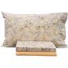 Bassetti Set Lenzuola Una Piazza e Mezza Cotone Completo Letto composto da Lenzuolo Sopra + Sotto e 1 Federa Blue Batic 41