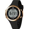 Timever Orologio Digitale da Donna con Cinturino in Silicone, Sveglia, Cronometro, Data, Luce, Conto Alla Rovescia, Secondo Fuso Orario, Snooze