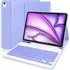 Yeegnar Tastiera iPad Air 11 2024 (M2)(Modelli: A2902/ A2903), Custodia con Italiano QWERTY Tastiera Compatibile con iPad Air 5a 2022 (A2588/ A2589/ A2591)/ 4a Generazione 2020 10.9 (iPencil non incluso)