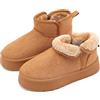 Pelbiuqik Stivali Donna Invernali Classic Platform alla Moda Scarpe da Neve, Impermeabile Caldo con Antisdrucciolo Stivaletti