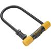 ONGUARD Bulldog U-Lock, Lucchetto per Bicicletta Unisex-Adulto, Nero, Giallo, L