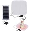 Naqqios Cuscino riscaldante per animali domestici ad energia solare - Letto per gatti autoriscaldante 43x20 cm, Cuscino riscaldante solare per animali domestici | Coperta per lettino per cani super morbida