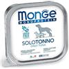 Generico Scatolette Monge cibo umido per cani - 24 vaschette da 150 grammi l'una. CONFEZIONE RISPARMIO (Tonno)