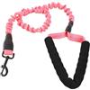 Pssopp Cane Trazione Corda Animali Cani Elastico Guinzaglio Anti Pull Ammortizzante Bungee Guinzaglio Cane Premium Forte Cane Elastico(rosa)