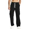 Suwangi Pantaloni in Velluto a Coste da Uomo Pantaloni Cargo Pantaloni Dritti Casual in Velluto a Coste Invernali con Coulisse e Vita Elastica con 4 Tasche