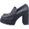 Cult Mocassino Donna CLW410700 (Nero, 40)