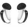 AMVR Impugnature grip straps per controller compatibili con Oculus/Meta Quest 3S/Quest 3 accessori, 100% segnale, silicone protezione delle Cinturini nocche (non per il dock di ricarica)