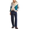 United Colors of Benetton Maglia Scollo V M/L 1142E4025 Maglione, Panna, M Donna