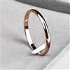 CXWK Anello Semplice da 4 mm Anello in Oro Rosa Moda Uomo e Donna Fede Nuziale Esclusiva per Coppie