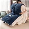 BDMFJY Piumino Invernale Cashmere di Agnello, Lana Autunno E Inverno Trapunta Trapunta Trapunta Calda Peluche Calda Trapunta Invernale Trapunta per Singola Matrimoniale,Blu,200x230cm(5kg)