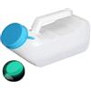 Tovee - Orinatoio da uomo, portatile, con coperchio, 1000 ml, a prova di fuoriuscita, per ospedali, incontinenze, anziani, viaggi, guida, campeggio, colore: blu