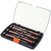 Wokin Bi-Material 205706 - Set di cacciaviti di precisione, 6 pezzi, colore: Arancione/Nero