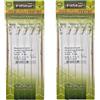 PRO FILSTAR Set di 10 Ami da Pesca con Filo Trecciato e Elastico - Amo N9,Corda Intrecciata 10cm,DIA 0.12mm - Method Feeder - Pellet Carpfishing - Hair Rig - Pesca Accessori Carpa - Attrezzatura Pesca