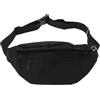CAPASTEC Marsupio Sportivo Con 4 Tasche Cerniera Per Corsa Nero 1pc
