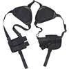 Daelesr Fondina Ascellare per Pistola, Porta Pistola Nascosta Regolabile, Fondina Ascellare e Porta Caricatori, Fondina Pistola da Caccia, Tiro, Campeggio, Fondina in Nylon 600D di Alta Qualità (Nero)