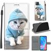 Fubaoda Business Custodia per Oppo A72 5G / A73 5G, Cover a Libro Oppo A72 5G, Custodia in Pelle Oppo A73 5G Magnetica Cover per Oppo A72 5G / A73 5G