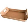 Weboxes Vassoio 2 onda 36,4 x 25,8 x 10,1cm (LxPxH) Confezione da 10 pezzi