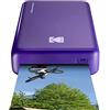 Kodak - Stampante fotografica Mini 2 HD, istantanea, senza fili e mobile con tecnologia di stampa brevettata 4Pass, compatibile con iOS e Android, viola