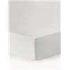 Westwing Collection Lenzuolo con angoli topper in flanella Biba - Grigio