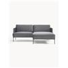 Westwing Collection Divanetto angolare in velluto Fluente