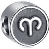 GLOWDAS Ariete Segno Zodiacale Charms Fit Pandora Braccialetto di Pasqua, Antico Argento Sterling Compleanno Oroscopo Stella Segni Collana Perline, 12 Costellazione Astrologia Charm, Regali per Mamma/Papà