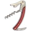 1aTTack.de 832959 - Coltello da Cameriere/apribottiglie da Sommelier, Straordinario Design, in Acciaio Inox con Manico in Legno pregiato di Pakka, in Confezione Regalo, lunghezza11 cm
