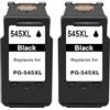 SHUOLEI 545XL Cartucce Compatibili con Canon 545 PG-545XL PG545XL Cartucce d'inchiostro Multipack per Pixma MX495 TS3150 TR4551 MX490 MG3050 TS3350 MG2950 MG2550S (2 Nero)