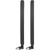 Wodgreat Antenna 4G LTE SMA Maschio 10dBi 19cm WiFi Omni direzionale amplificatori di segnale per Tim Vodafone Huawei ZTE 4G Router Modem Gateway Cellulare Telecamera, 2 Pacchi